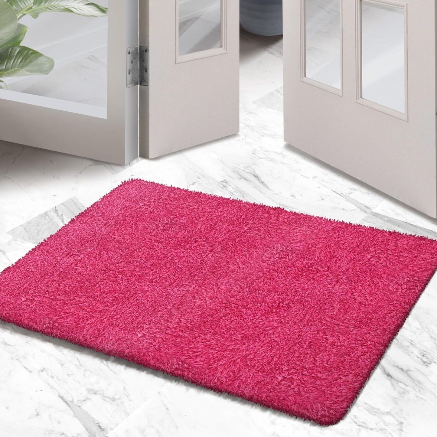 Premium Microfiber Indoor Door Mat – 24"x36" Washable Entry Mat, Non-Slip, Waterproof Backing