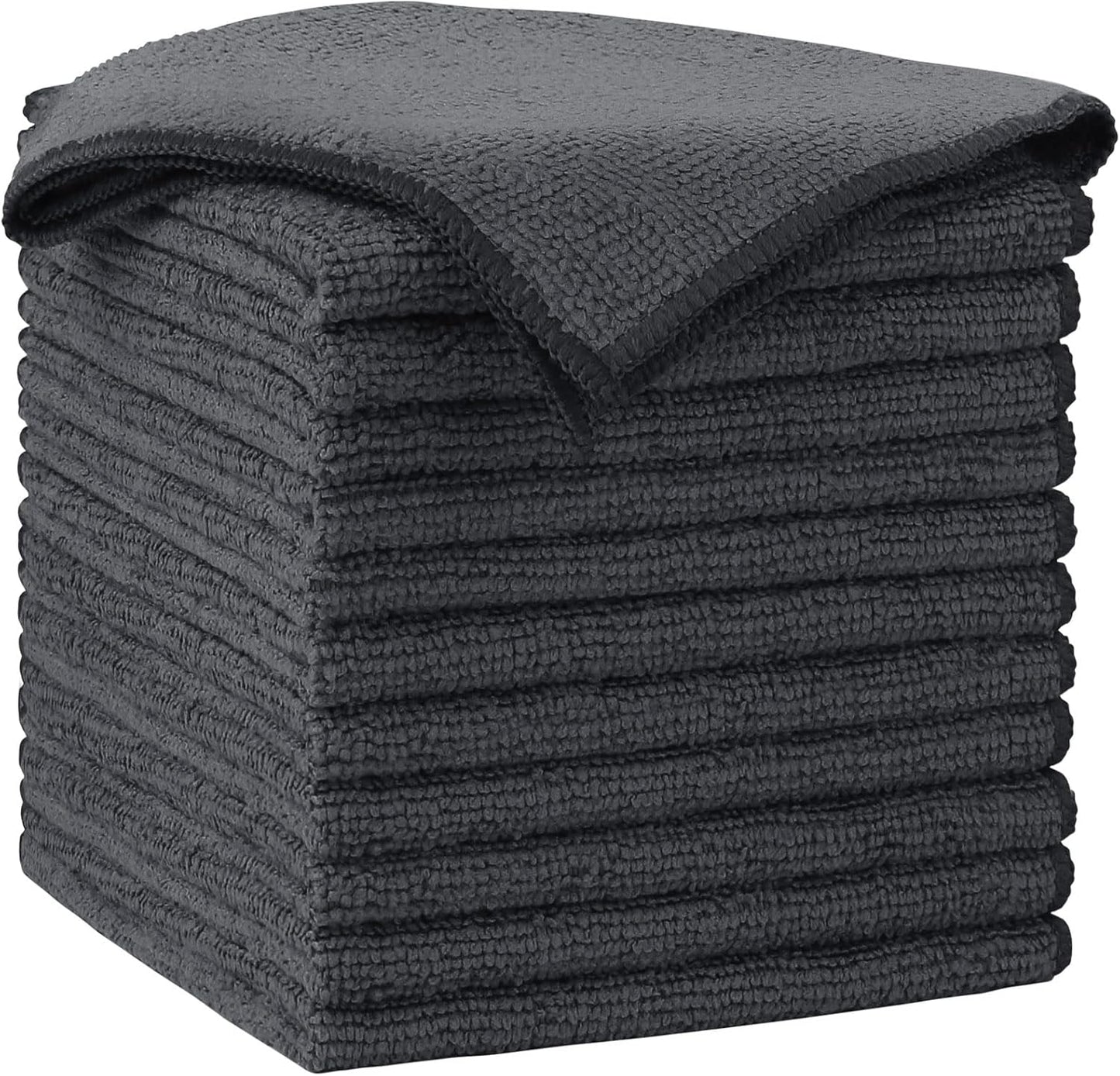 AIDEA Microfiber Cleaning Cloth-12PK, Soft Microfiber Towels for Cars, Absorbent Cleaning Rags