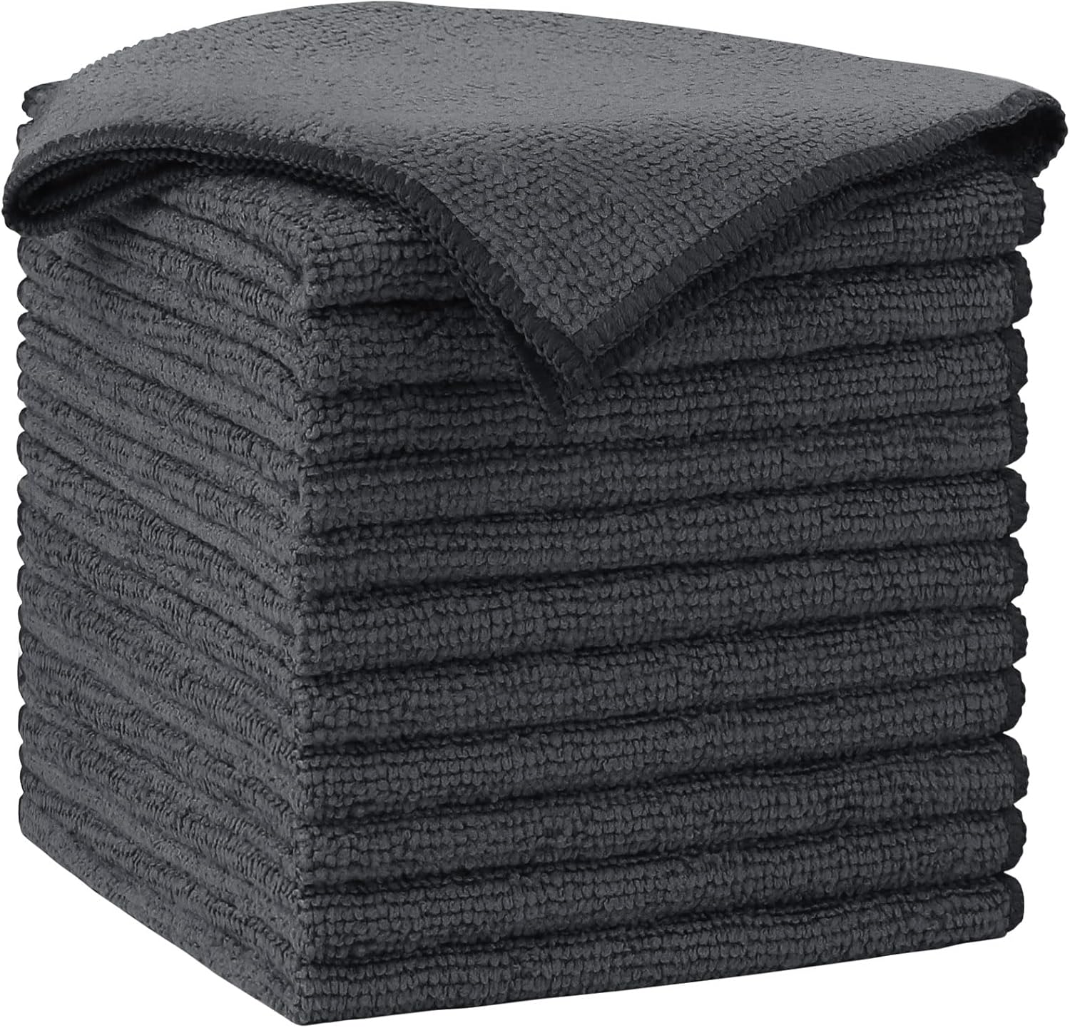 AIDEA Microfiber Cleaning Cloth-12PK, Soft Microfiber Towels for Cars, Absorbent Cleaning Rags