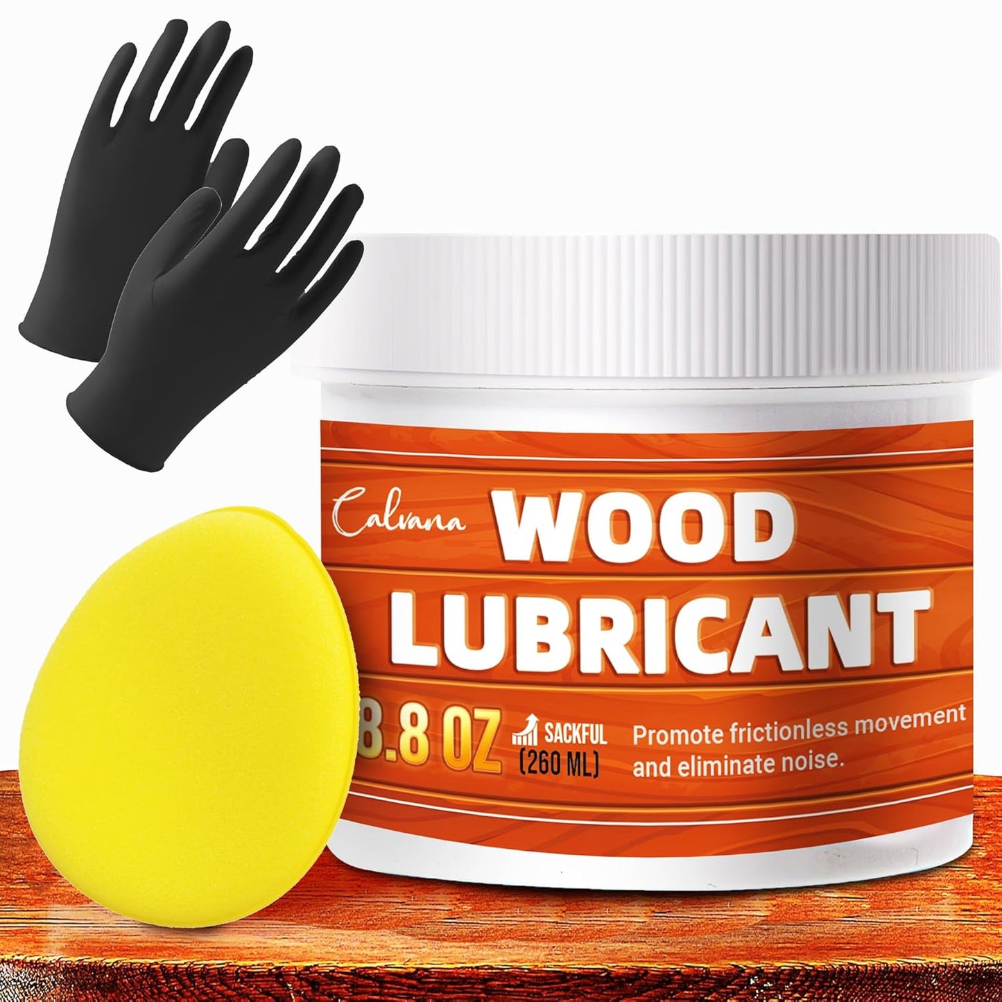 8.8oz Wood Wax for Home Projects,Door Hinge Lubricant,for Wood Drawer Slides,Sliding Glass
