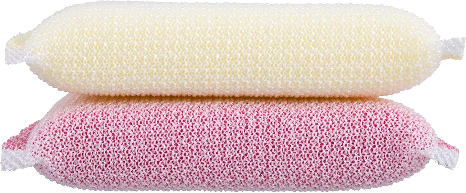 Superio Nylon Cleaning Pad, Dish Scrubbers, Multi Surface Scratch- Free Scour Sponge for Stainless