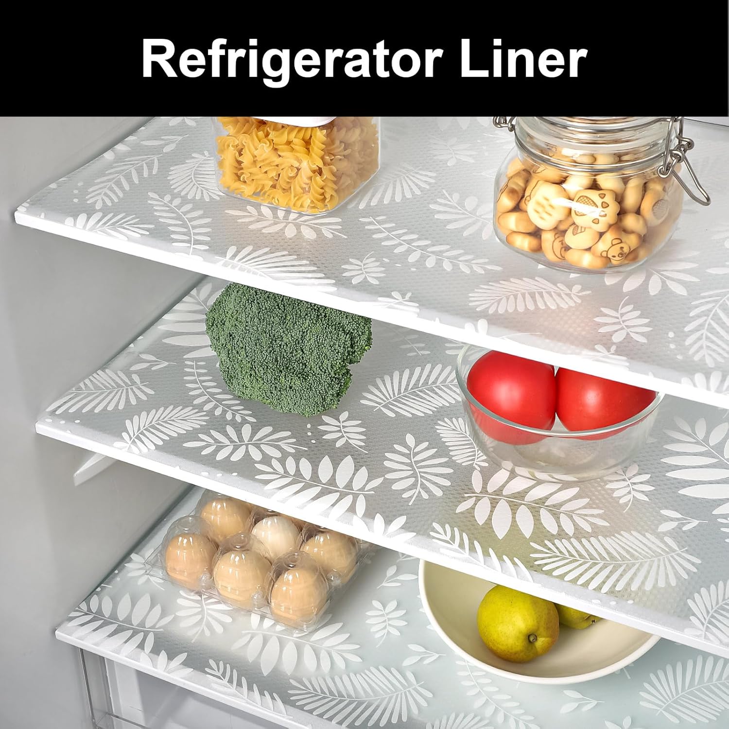Cooyes Shelf Paper for Kitchen Cabinets Non Adhesive, Waterproof & Oil-Proof Kitchen Drawer Liner