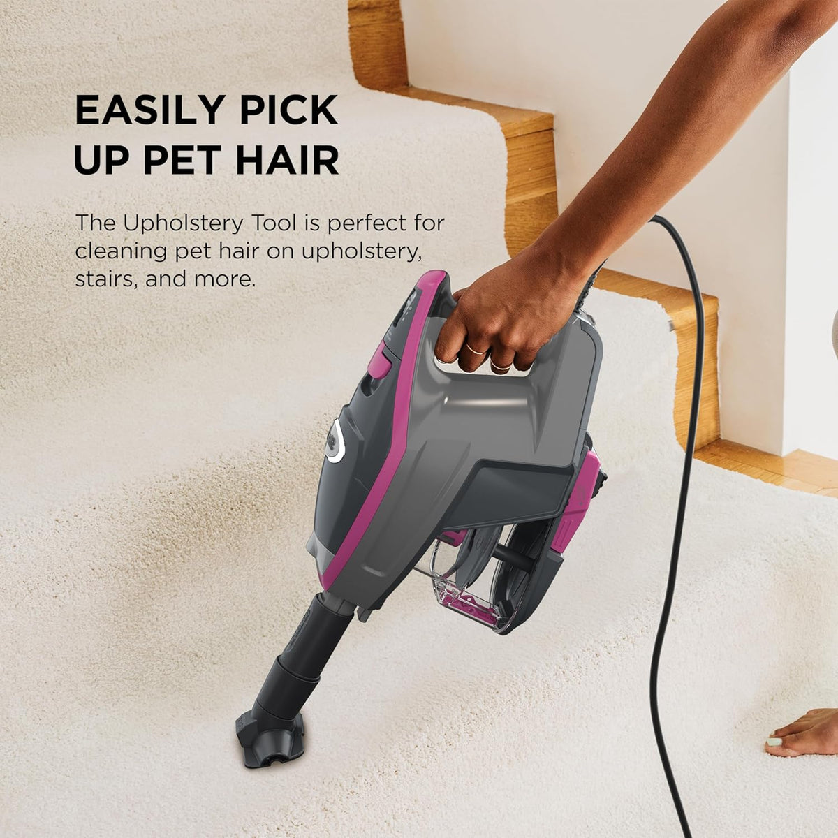 Shark HV371 Rocket Pro DLX Corded Stick, Removable Hand Vacuum, Advanced Swivel Steering, XL Cup