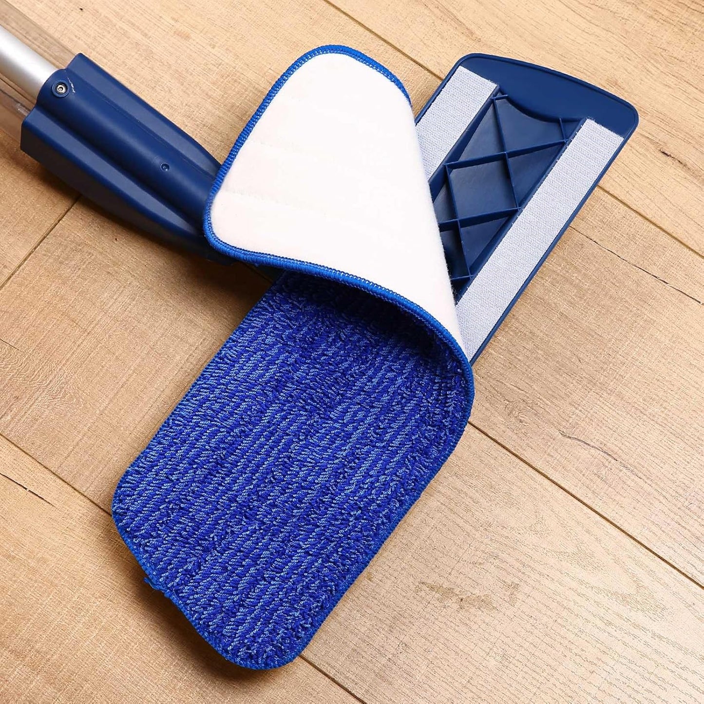 16.5 inch Mop Pads Refills, 3 Pack Microfiber Reusable Replacement Flat Replacements Heads for Wet