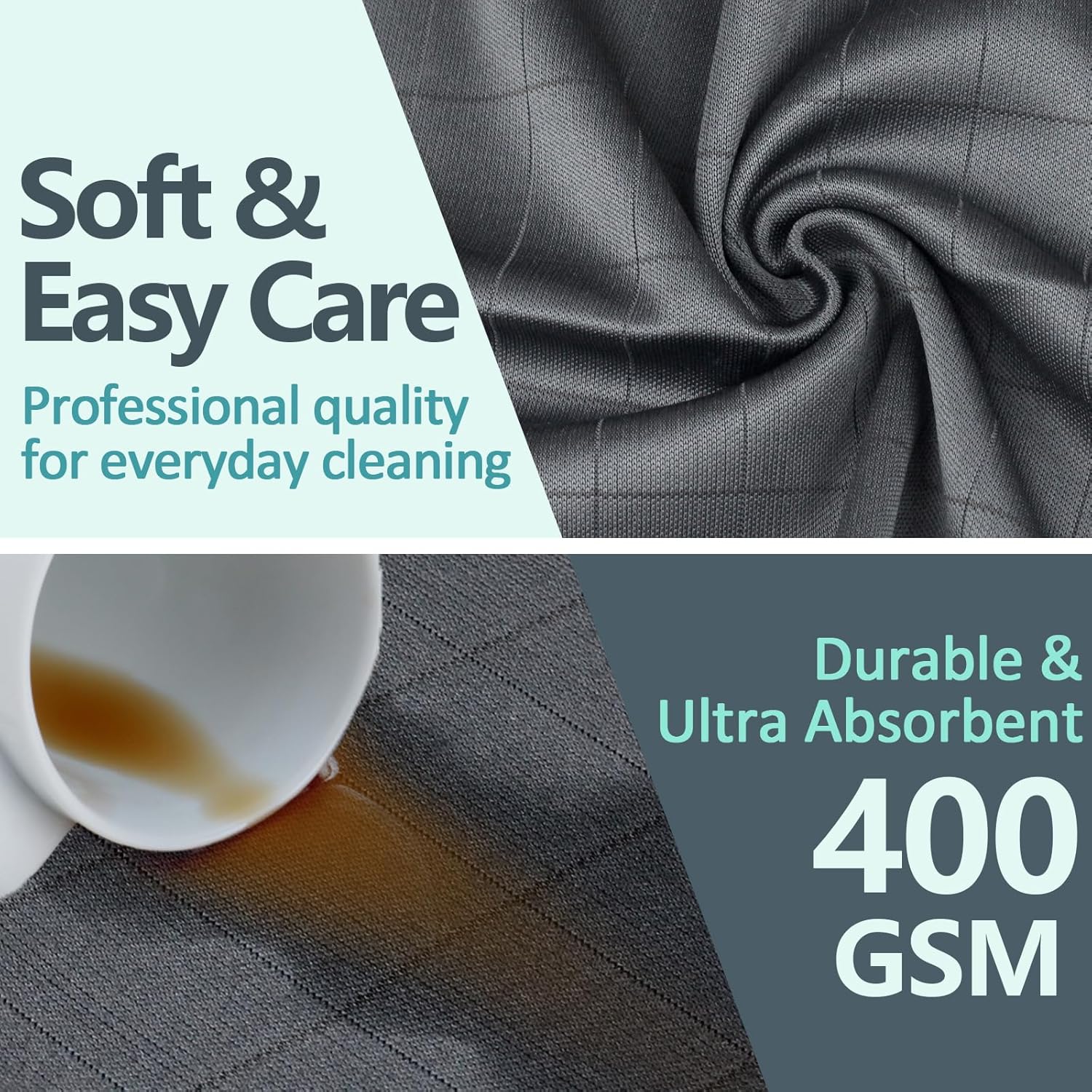 Airlab Microfiber Cleaning Cloth for Glass Cleaner Window Polishing Car Auto Detailing Lint Free