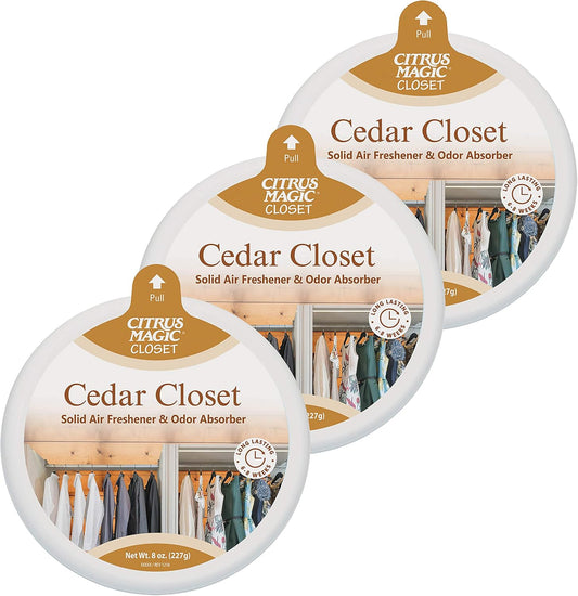 CitrusMagic Citrus Magic Odor Absorbing Solid Air Freshener for Closets, 8-Ounce