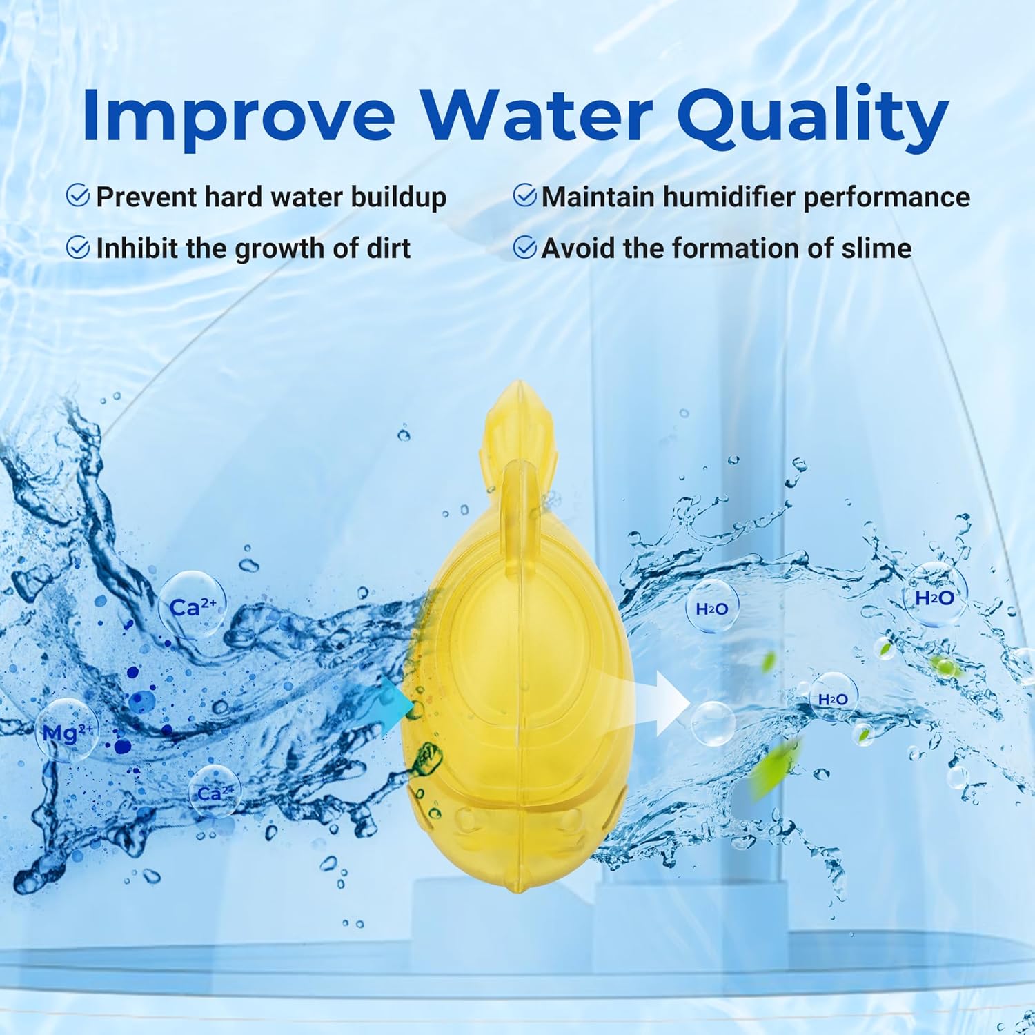 12 Pack Universal Humidifier Cleaner Fish Compatible with Almost All Humidifiers and Fish Tanks