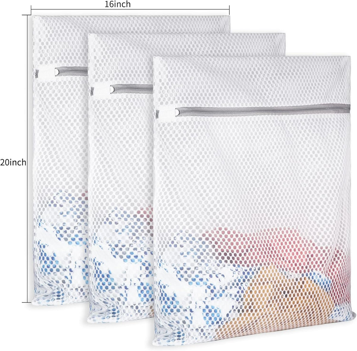 Extra Large Honeycomb Mesh Laundry Bag125gsm Net Fabric Durable and Reusable Delicate Wash