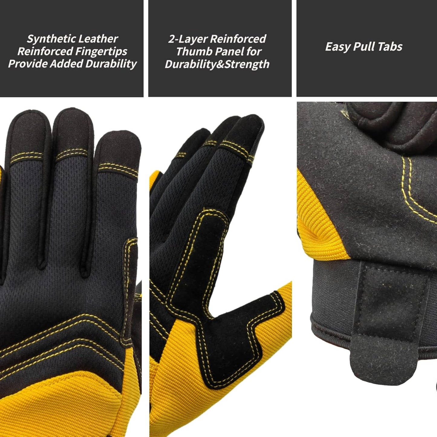 Thorn Proof&Puncture Resistant Gardening Gloves with Grip,Garden Gloves for Women, Leather Work
