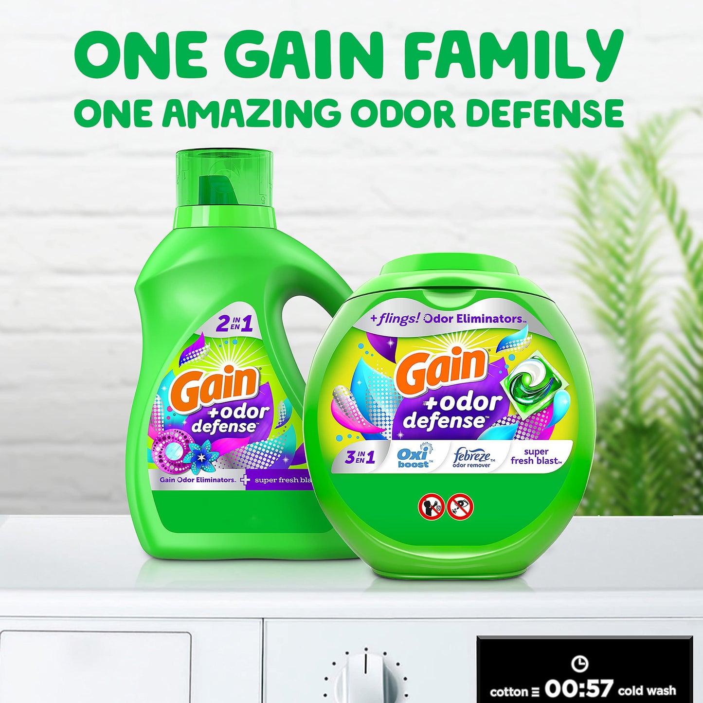 Gain Flings Laundry Detergent Pacs with Odor Defense, 112 Count – view 7