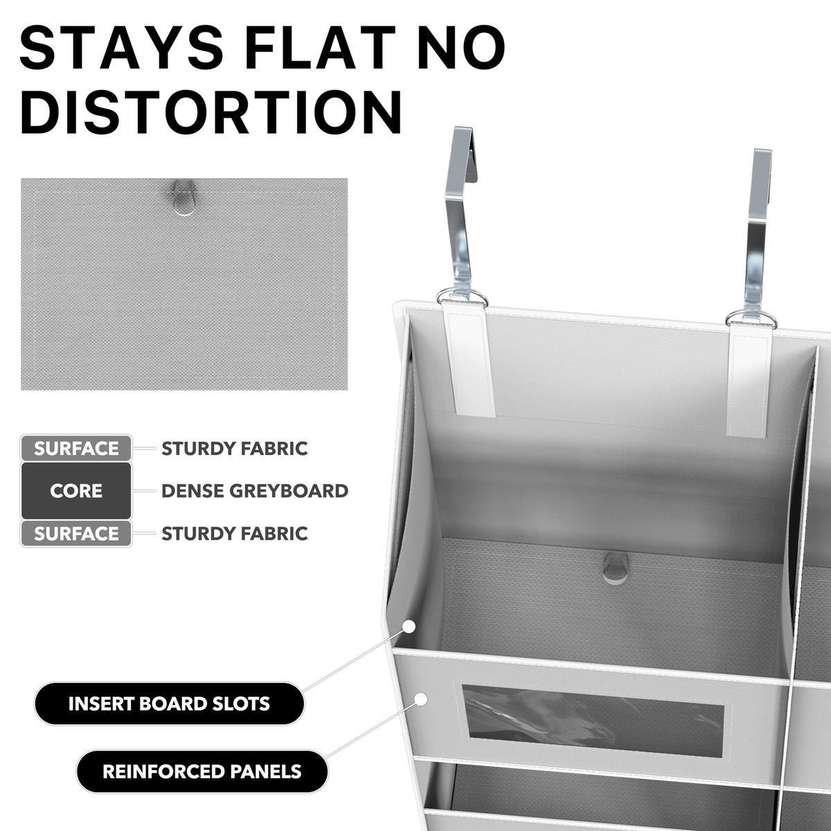 Simple Houseware Extra Large Heavy Duty 10 Pockets Over the Door Organizer