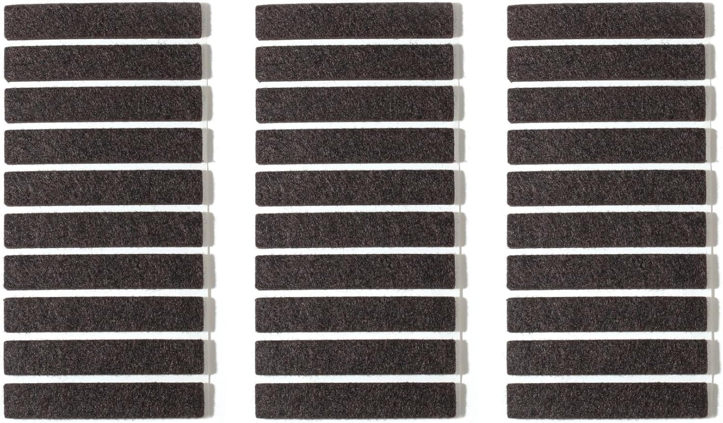 Furnigear Felt Strips with Adhesive Backing for Furniture - Felt Furniture Pads for Hardwood