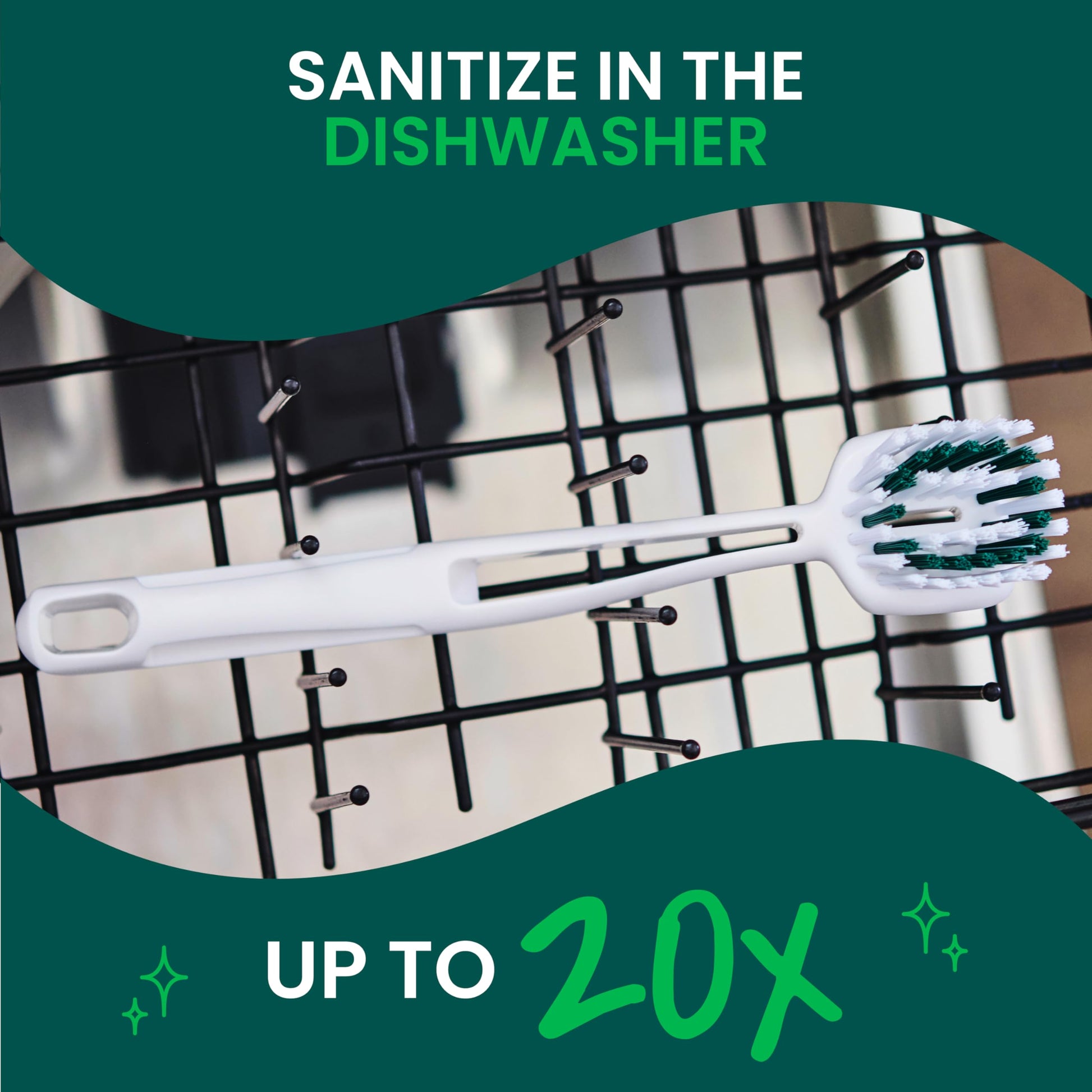 Scotch-Brite Pot & Pan Brush, 4 Pack