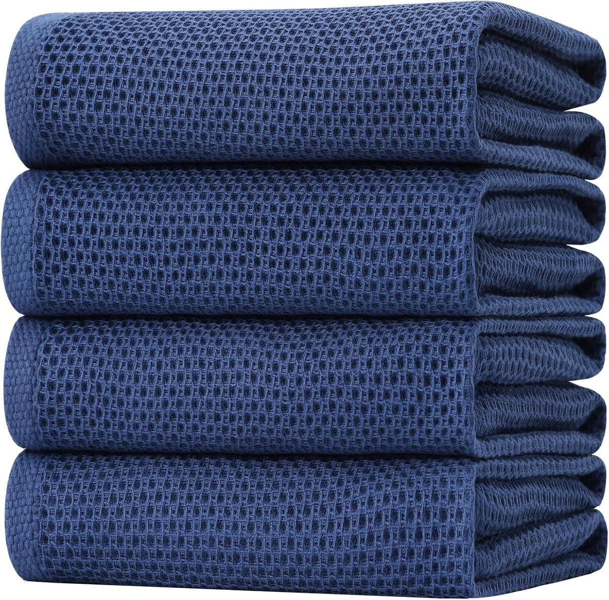Homaxy 100% Cotton Oversized Waffle Weave Kitchen Dish Towels, Ultra Soft Absorbent Quick Drying