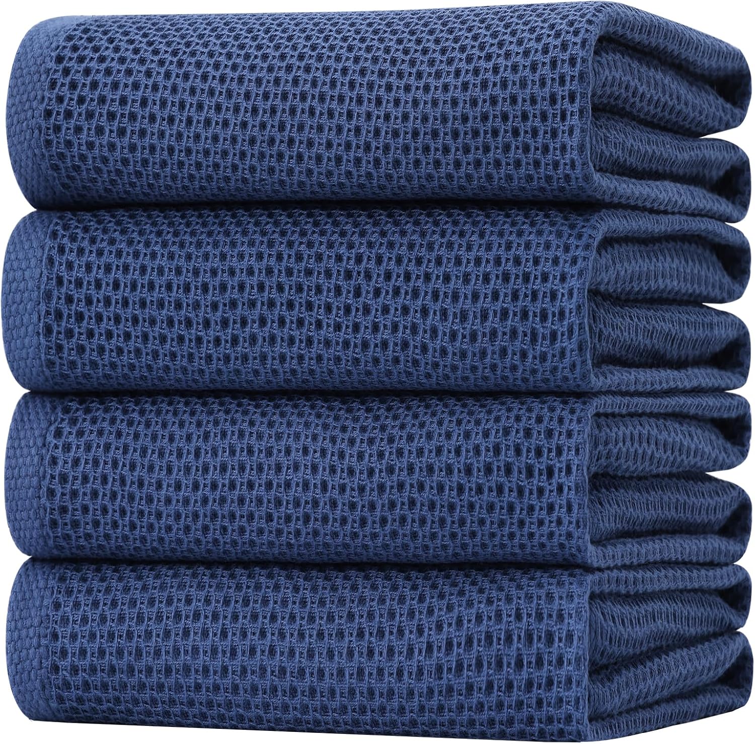 Homaxy 100% Cotton Oversized Waffle Weave Kitchen Dish Towels, Ultra Soft Absorbent Quick Drying