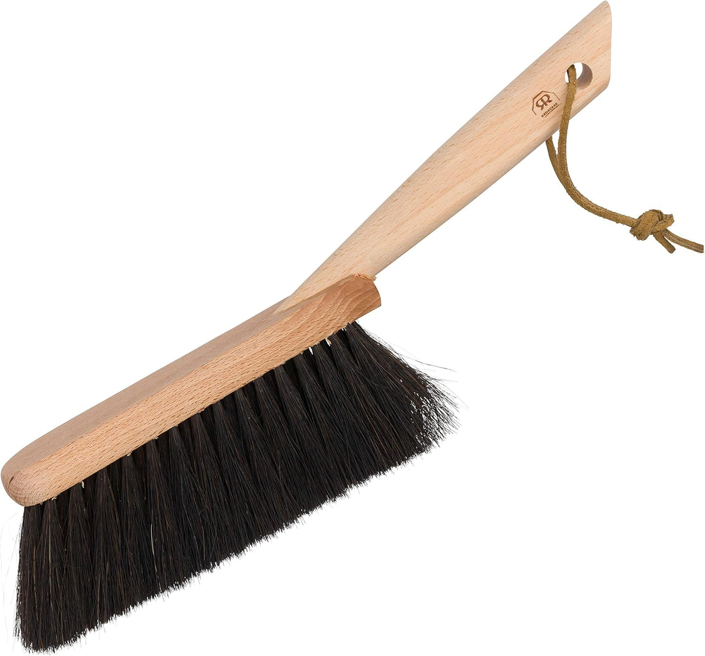 REDECKER Horsehair Fiber Hand Brush and Dust Pan Set, Heavy Duty Broom and Dustpan Combo for Home