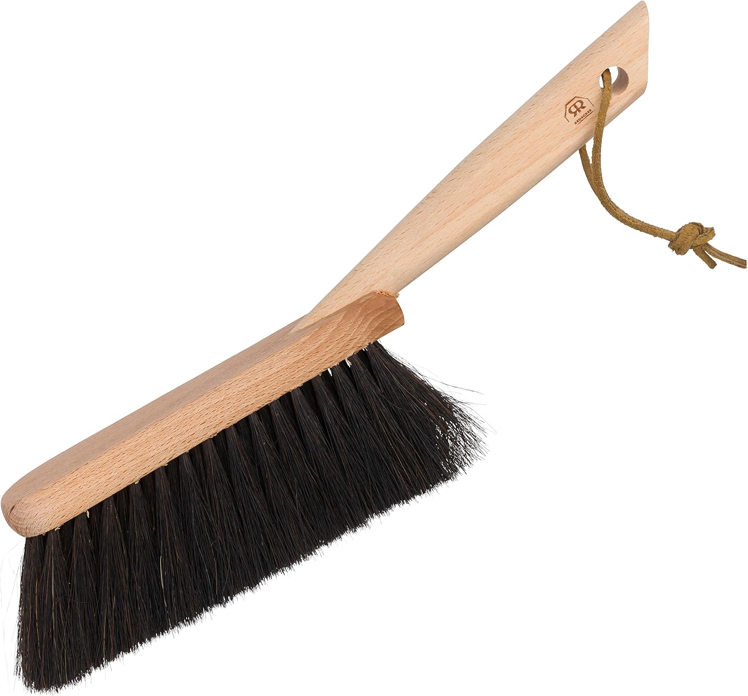 REDECKER Horsehair Fiber Hand Brush and Dust Pan Set, Heavy Duty Broom and Dustpan Combo for Home