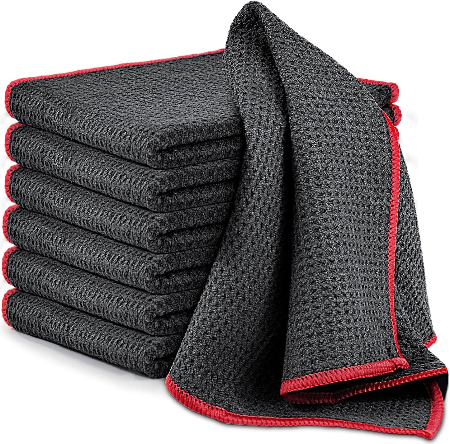 Airlab Microfiber Cleaning Cloth Waffle Weave Dust Rags for Household Kitchen Towel Absorbent Quick