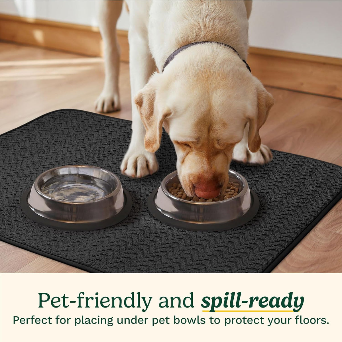 Cuisinart Dish Drying Mats for Kitchen Counter - (2) 18" x 24" Ultra Absorbent Dish Drying Mat XL