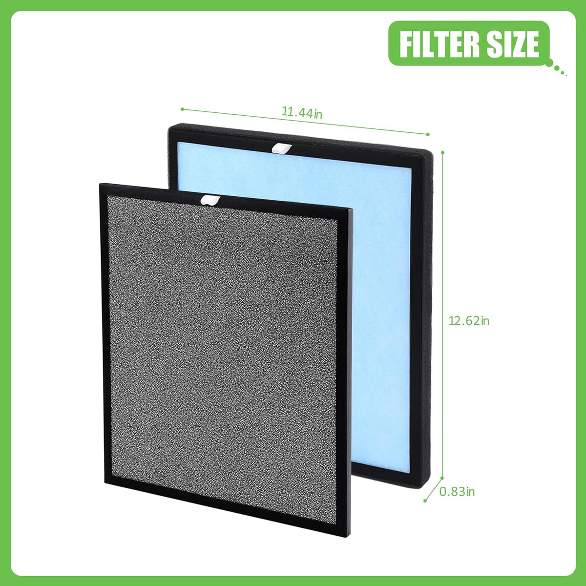 HSP001 True HEPA Filter Replacement, Compatible with Hathaspace HSP001 Air Purifier, 4 in 1 H13