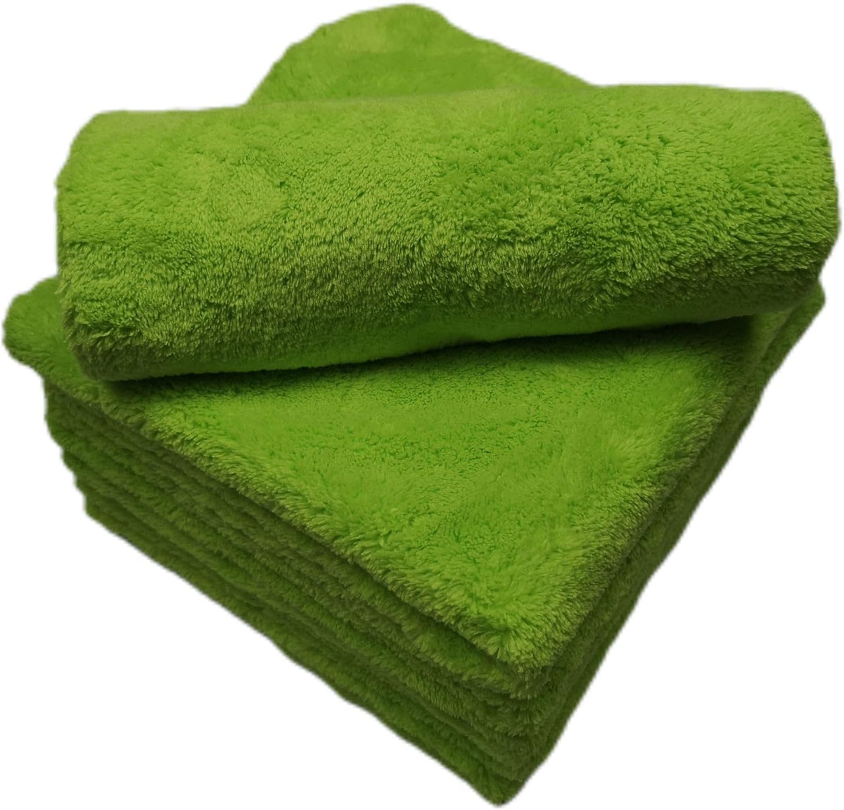 Plush Edgeless Microfiber Towel for Car, Soft Drying Wash Detailing Buffing Polishing Towel,530 GSM