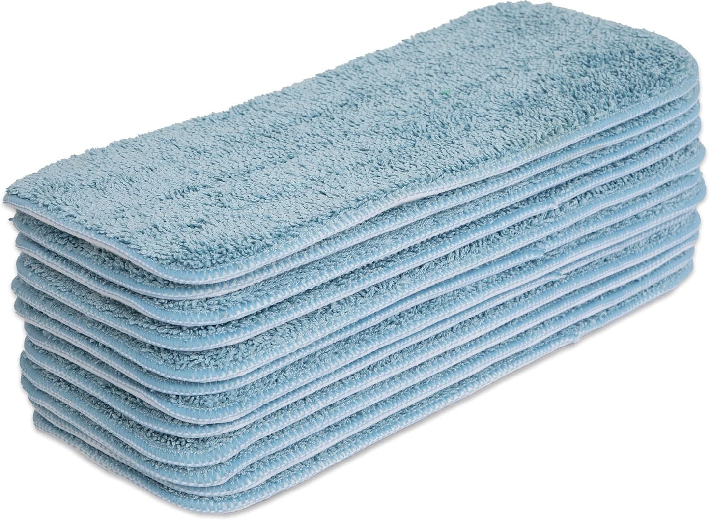 Arkwright Spray Mop Replacement Pads - (Pack of 12) Bulk Microfiber Flat Dry and Wet Refill Mop