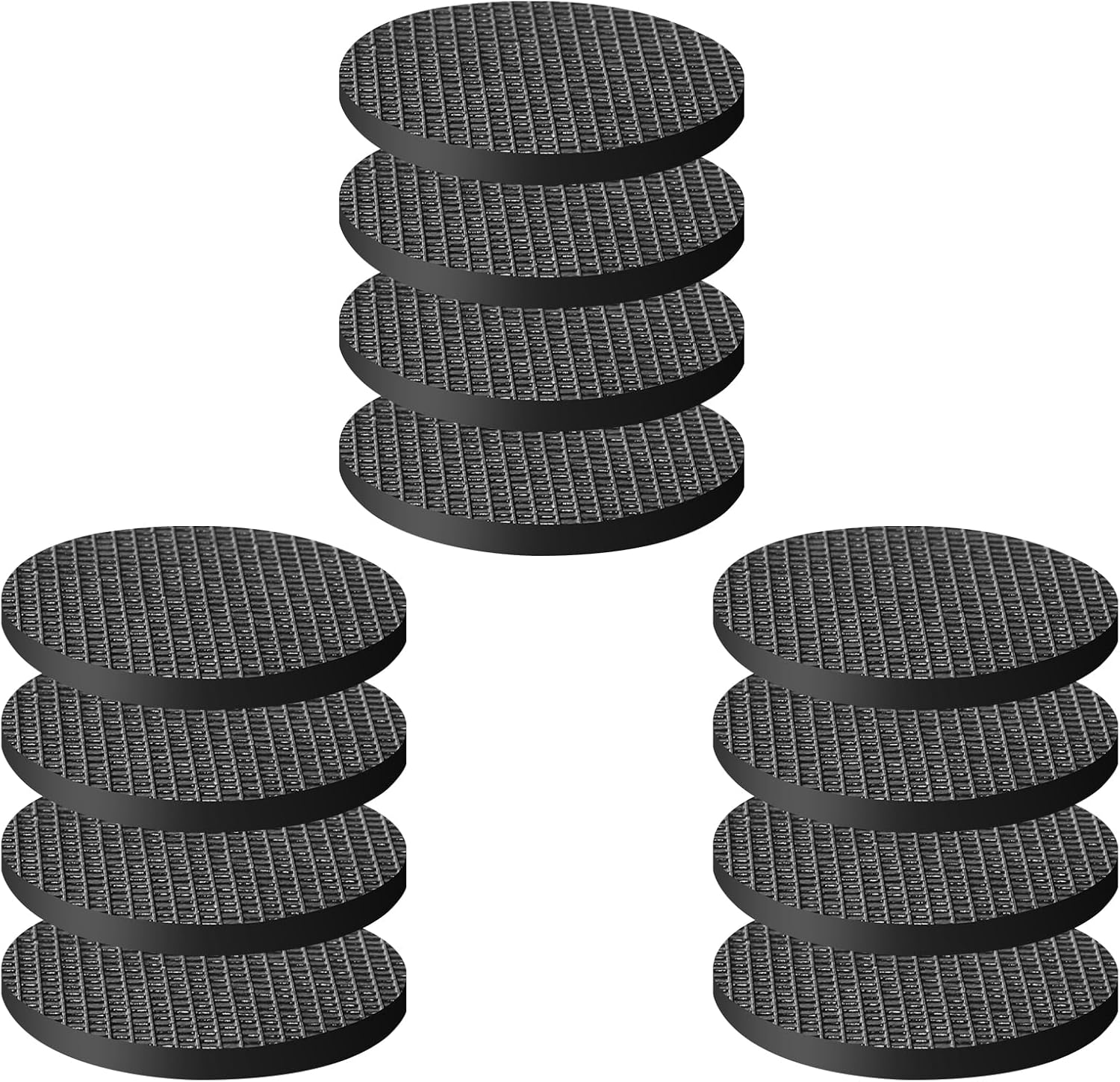 CHUNZEXI Non Slip Furniture Pads - 12 Premium Furniture Grippers Self Adhesive Rubber Furniture