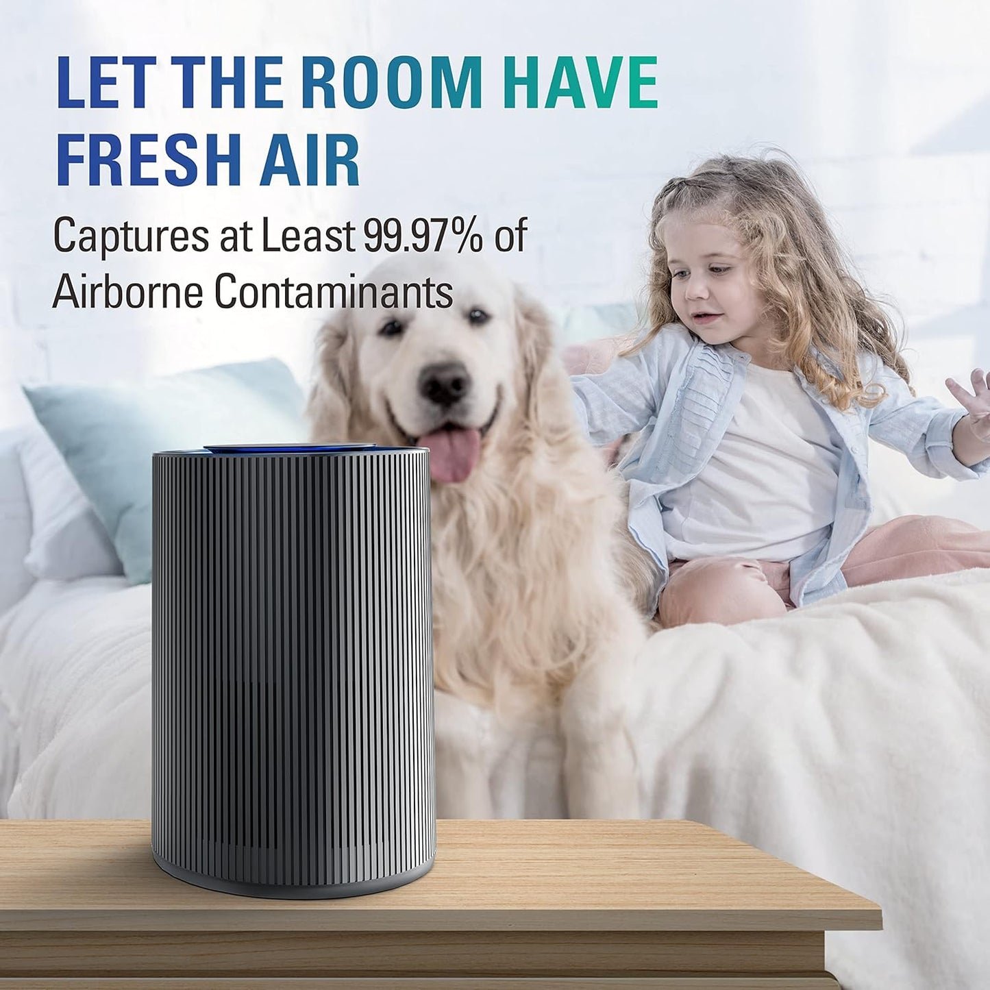 STEALTH Air Purifiers for Home Allergies Pets Hair Dander Pollen Up to 1345 Ft²/H, H13 True HEPA