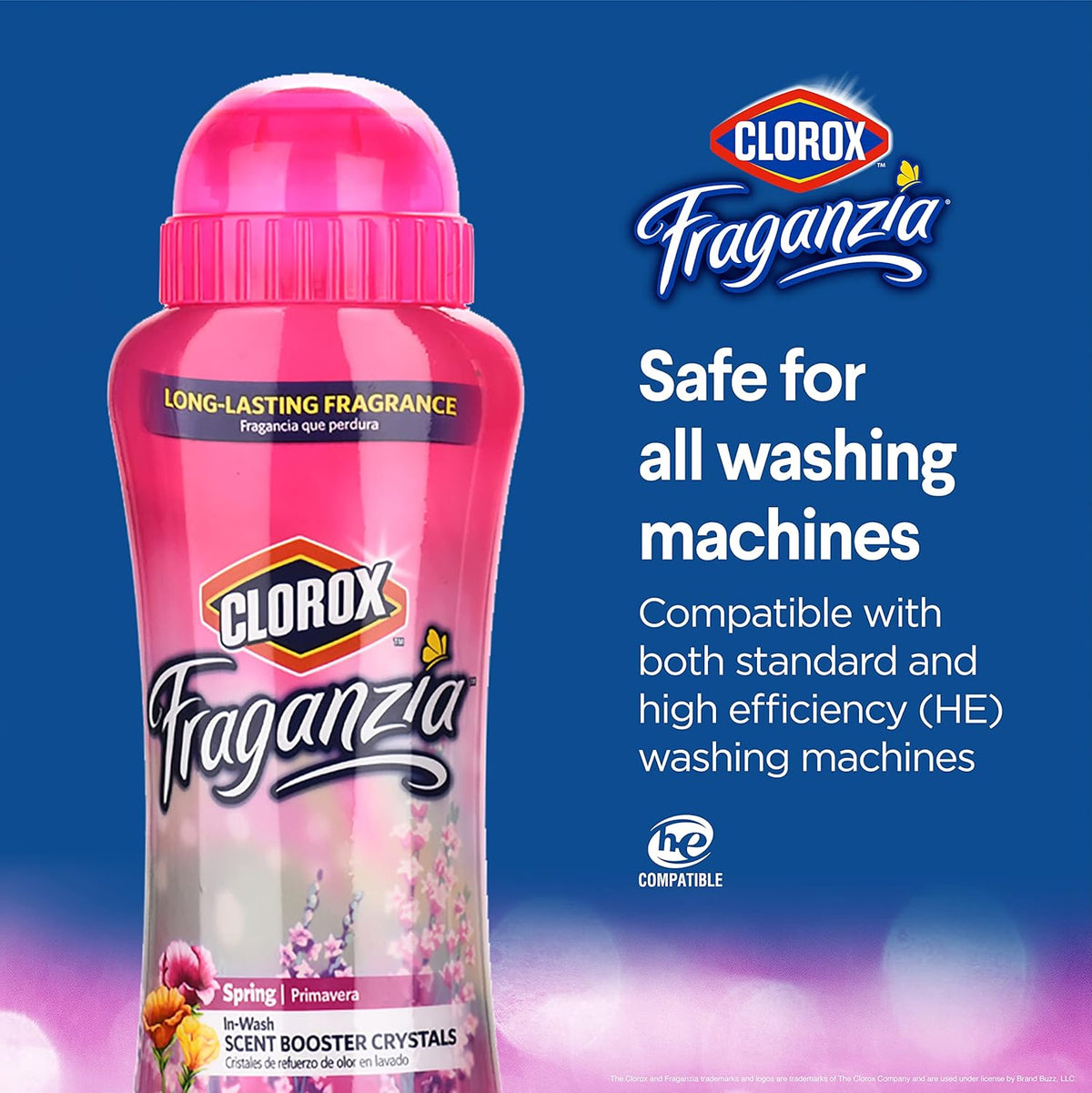 Clorox Fraganzia Laundry Scent Booster Crystals in Spring Scent - Scented In-Wash Freshener Beads