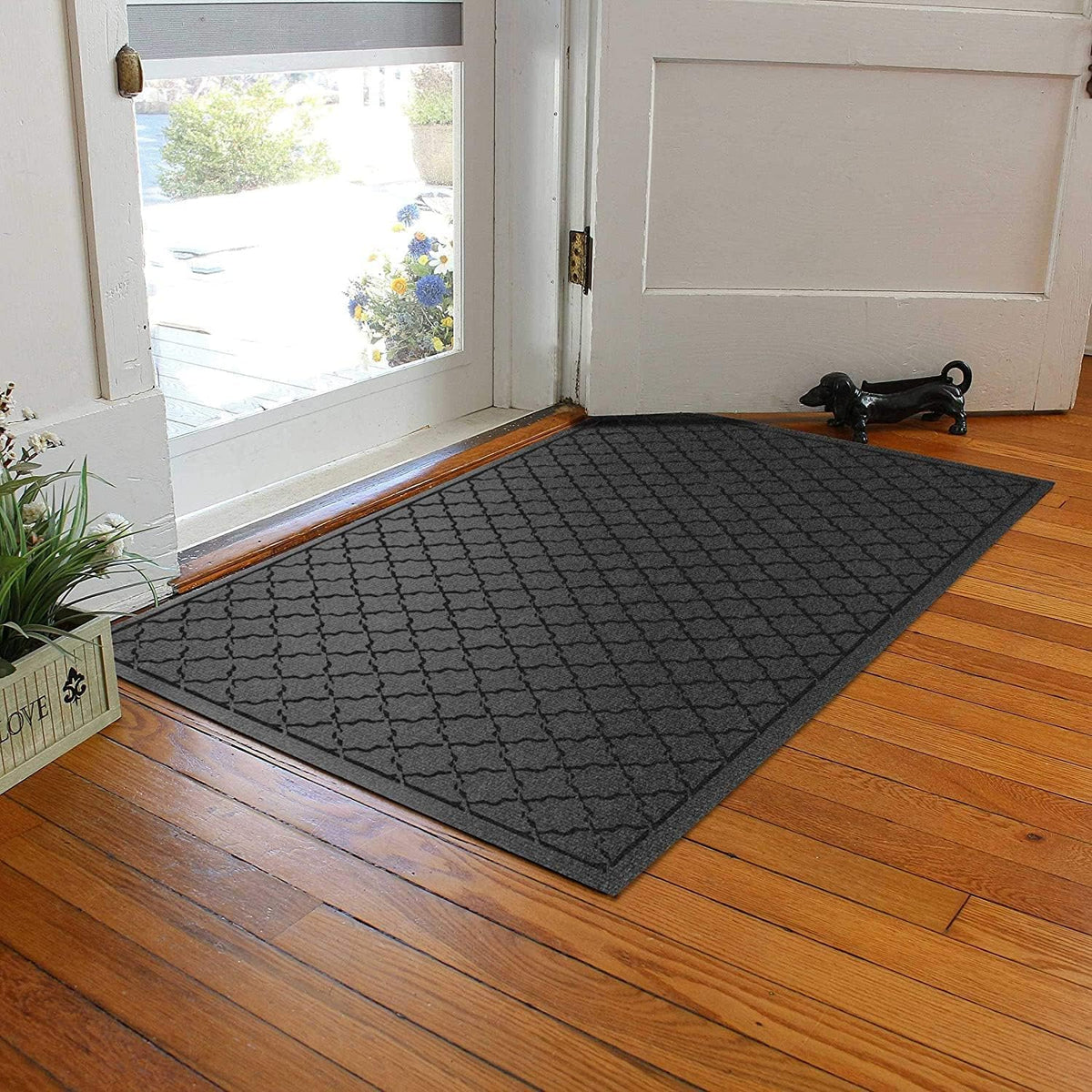 WaterHog Heavy Duty Doorway Mat, 3' x 5', Made in USA, Durable & Skid-Resistant Entryway Mat