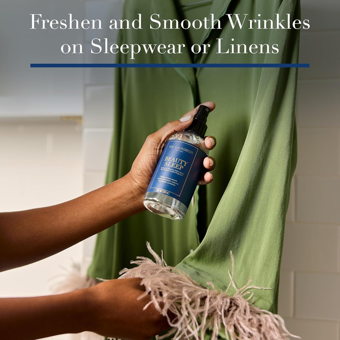 The Laundress Beauty Sleep Fabric Spray, Wrinkle Release Spray, Pillow Spray, Fabric Refresher