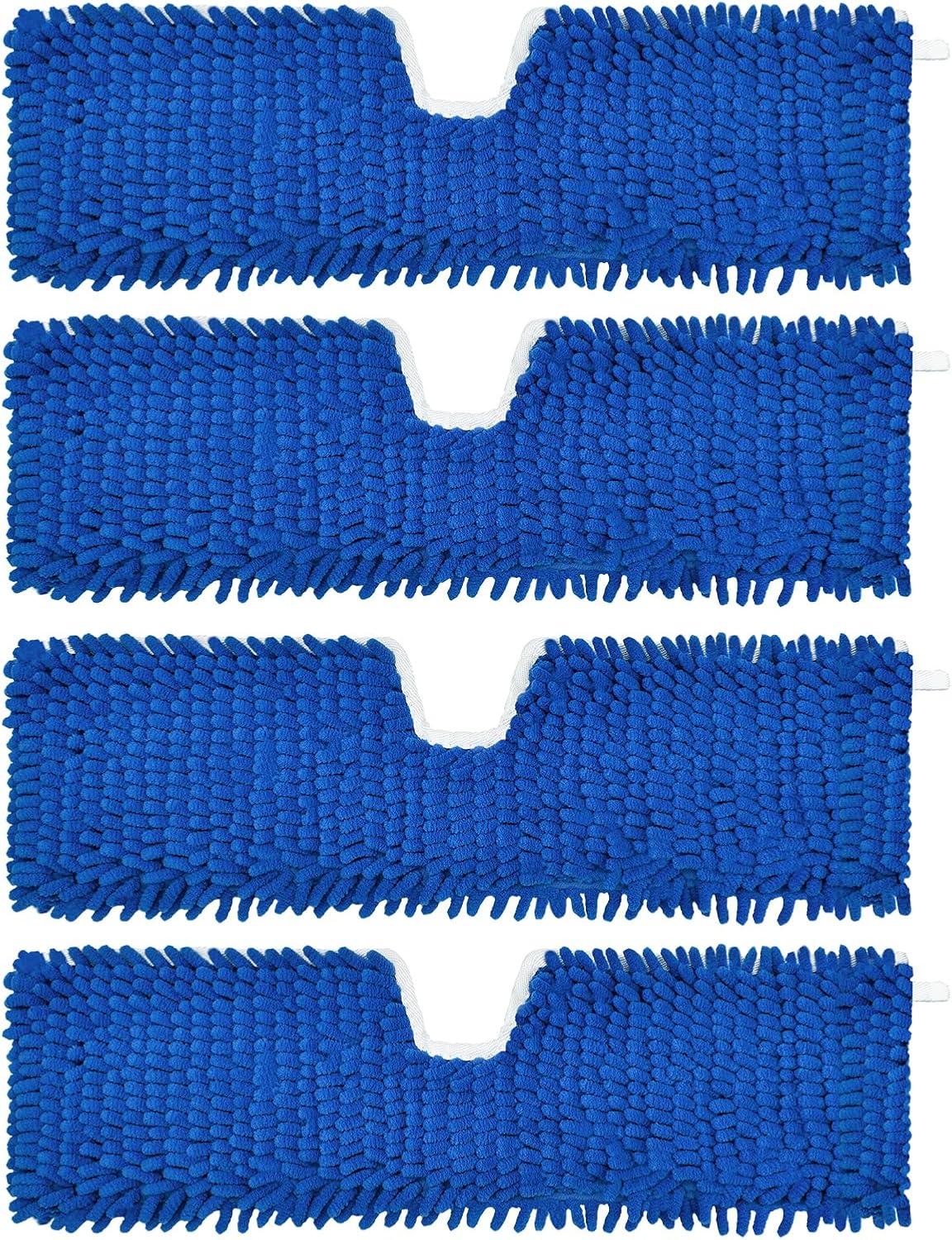 4 Pack Mop Heads Replacements Compatible with O-cedar Dual-Action Flip Mop,Microfiber&Chenille Mop