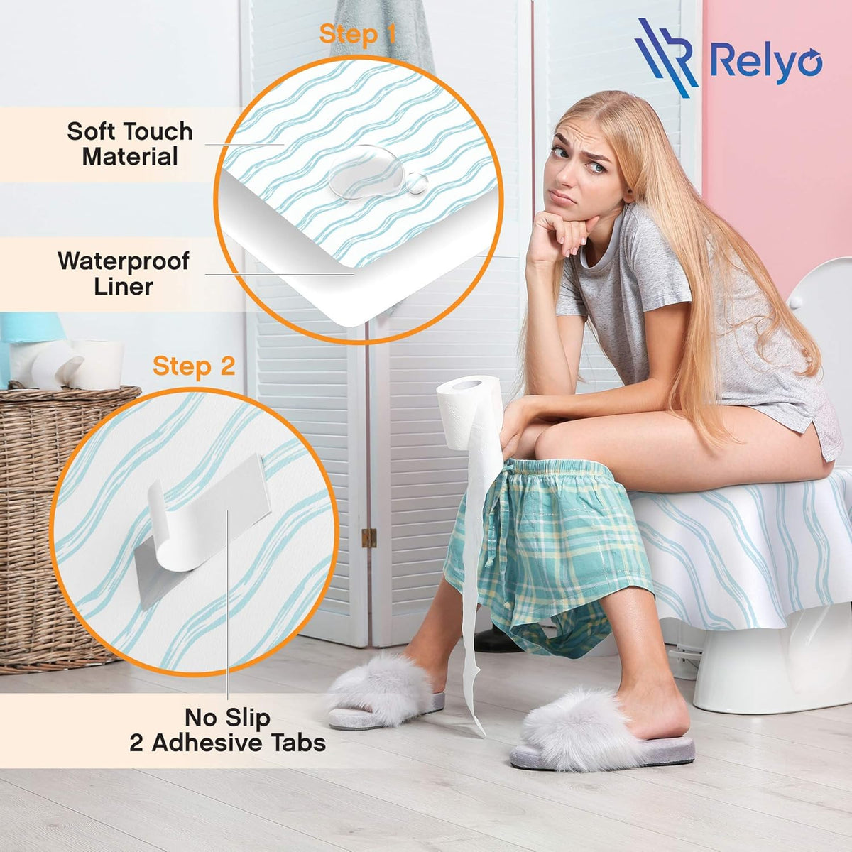 Toilet Seat Covers Disposable - 20 Pack - Waterproof, Ideal for Kids and Adults – Extra Large