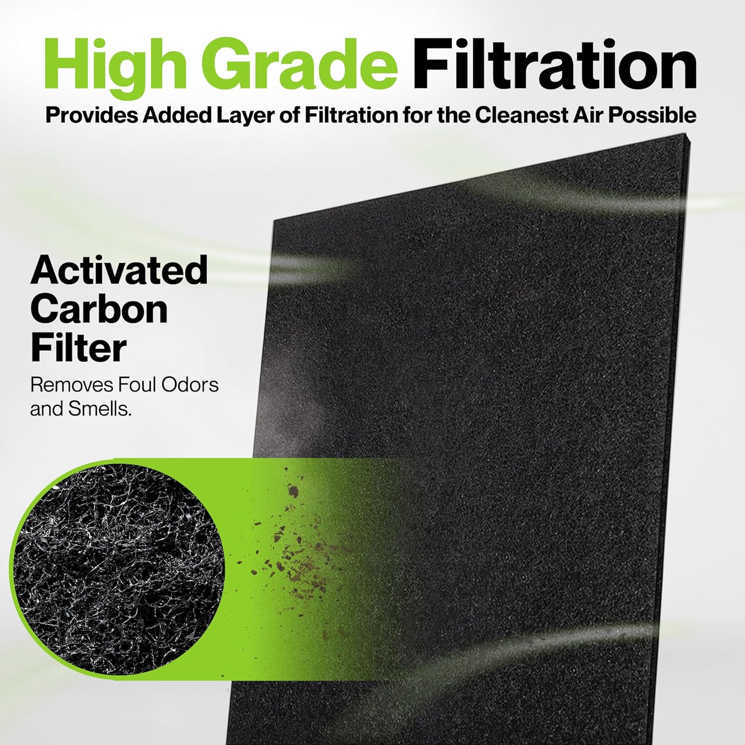 Durabasics 8 Pack Replacement Prefilter for Honeywell HPA200 | Carbon Pre Filter Replacements for