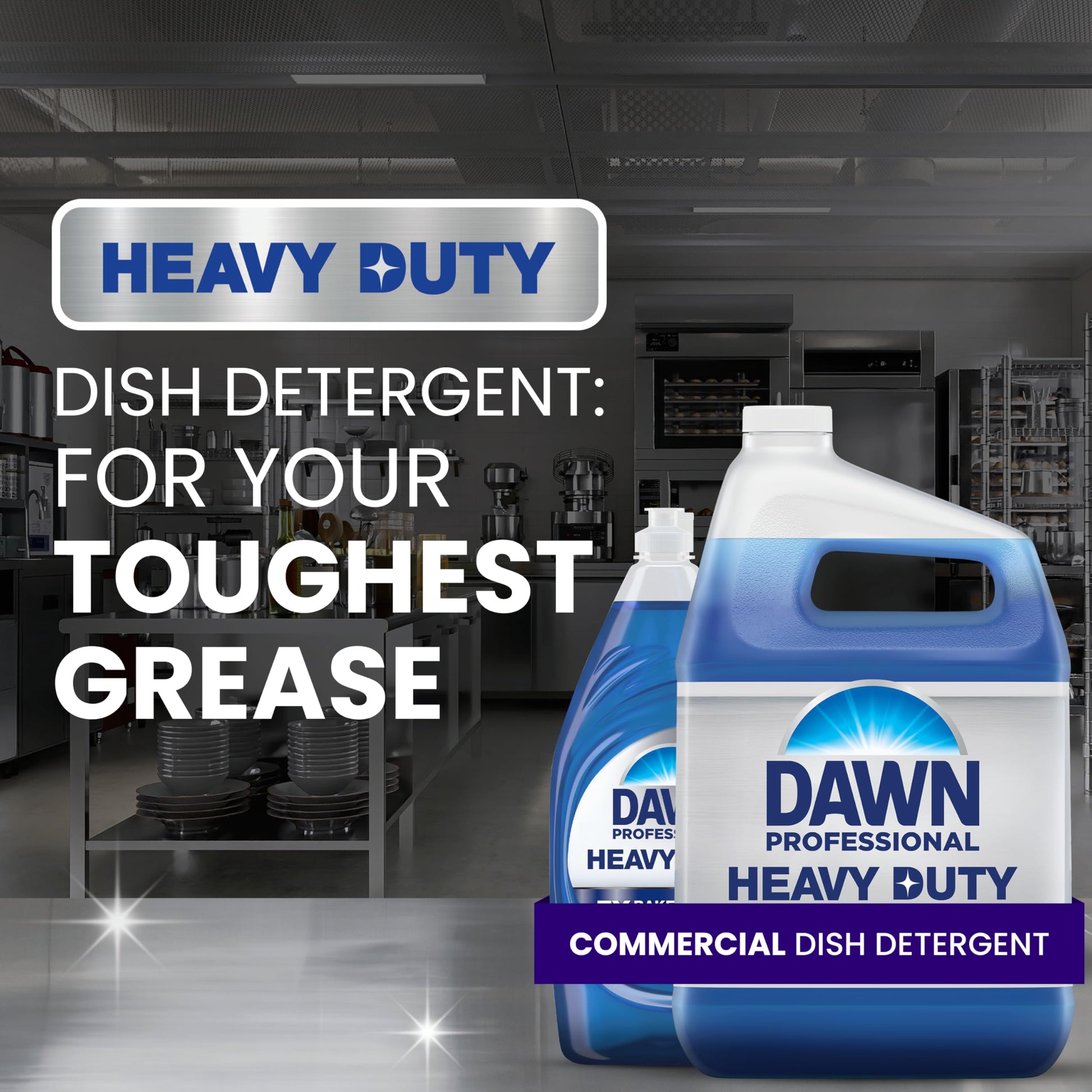 Dawn PRO Heavy Duty Manual Pot & Pan Detergent, Dish Soap (1 gal, 2 pack)