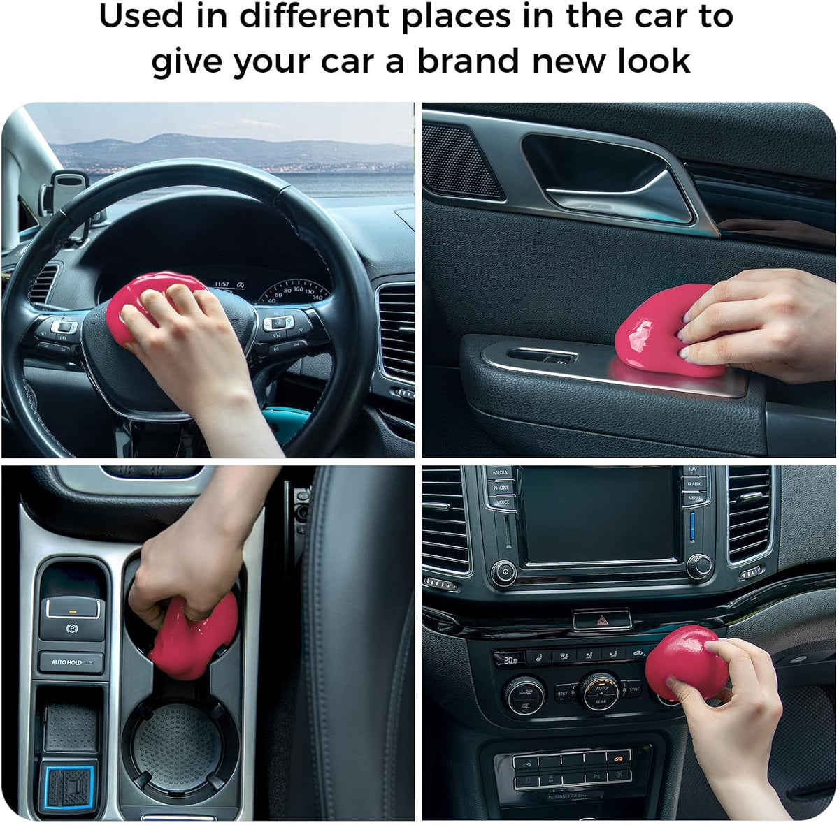 COLORCORAL Cleaning Gel for Car Universal Gel Cleaner Auto Detailing Car Vent Keyboard Cleaning