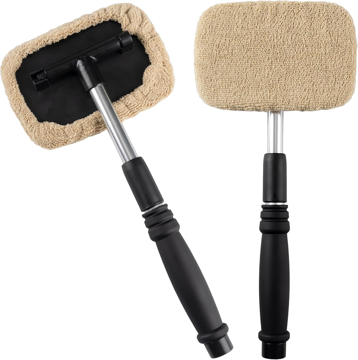POLYTE Premium Lint Free Microfiber Cleaning Covers for Windshield Cleaning Tool, Fits 4x6 inch