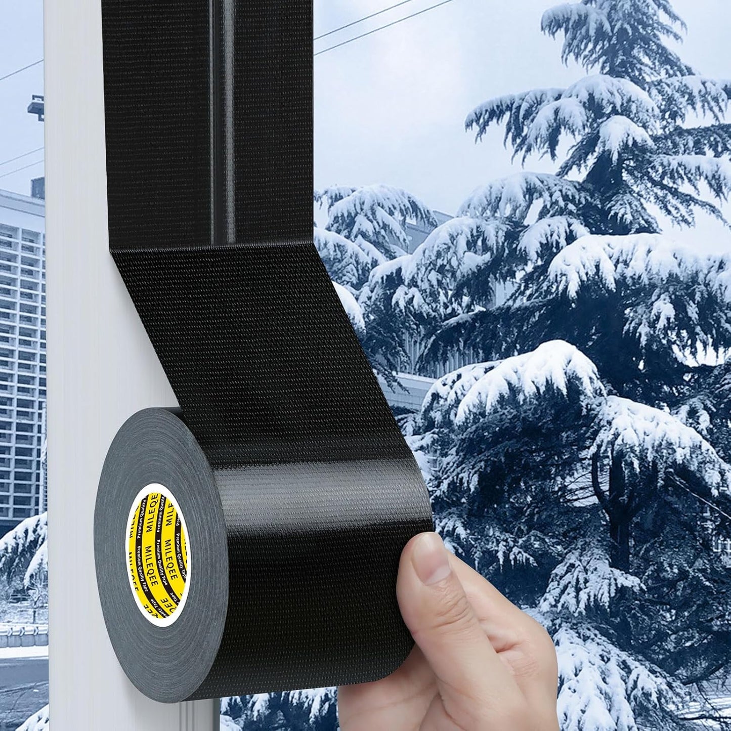 Cloth Duct Window Seal Strip Tape for Winter, 2.75in x 66FT, Weather Stripping Sealing Insulation