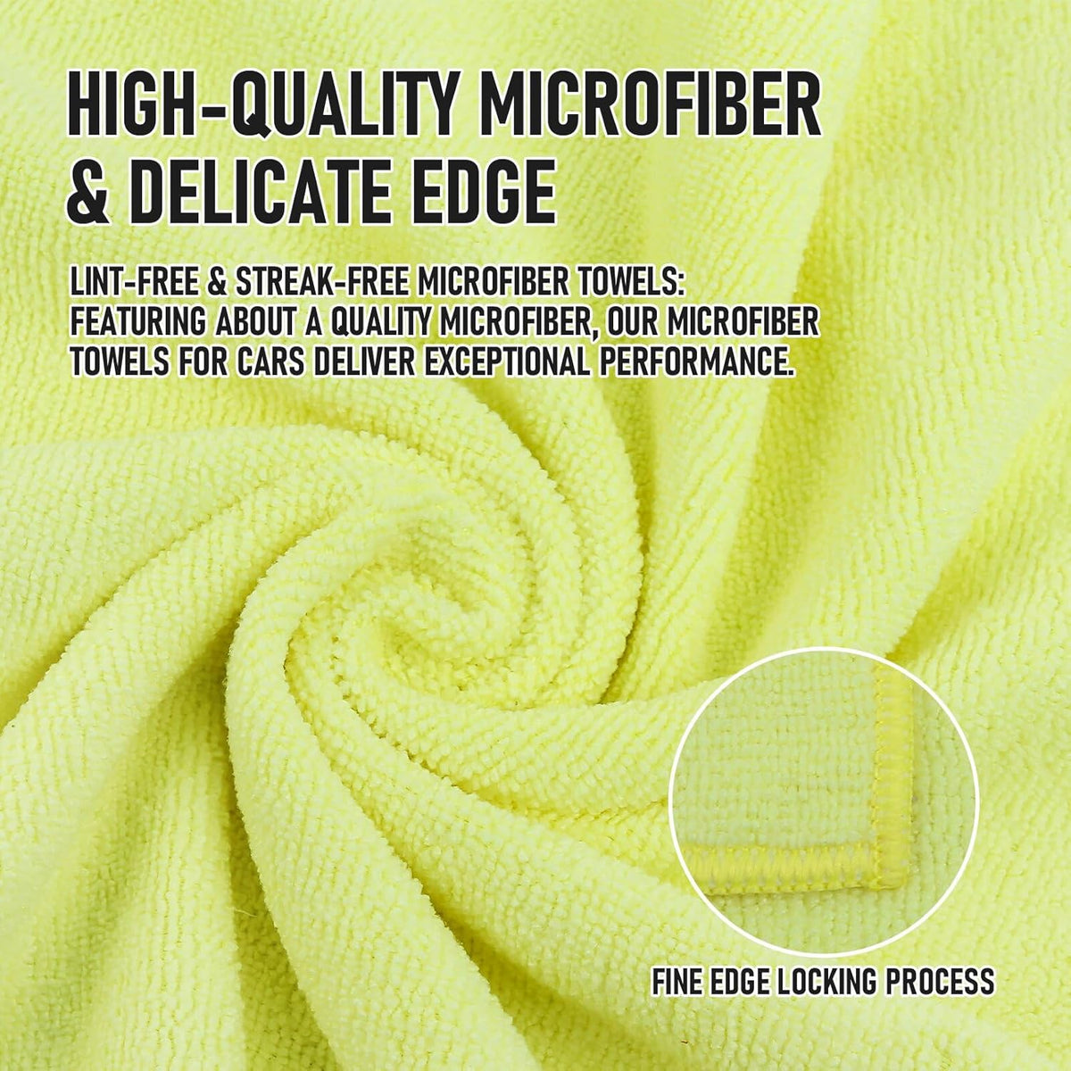 Tricol Clean Microfiber Cleaning Cloth, 16in*16in, 12 Pack Ultra-Thick Cleaning Rags, Super