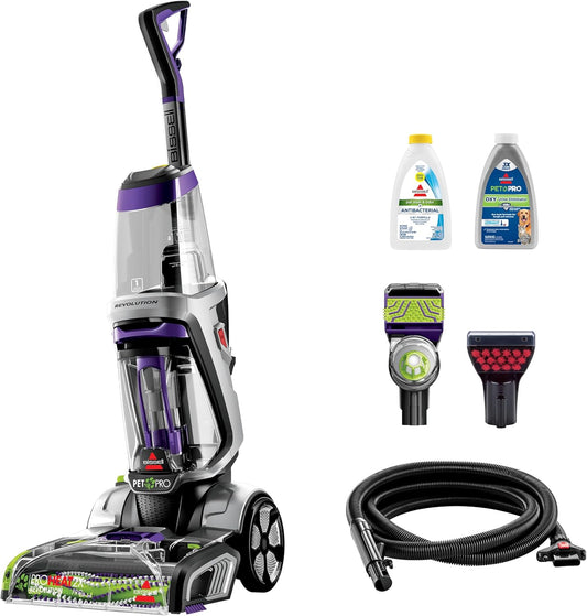 BISSELL ProHeat 2X Revolution Pet Pro Plus, 3588F, Upright Deep Cleaner, 30-minute Dry Time, Dual
