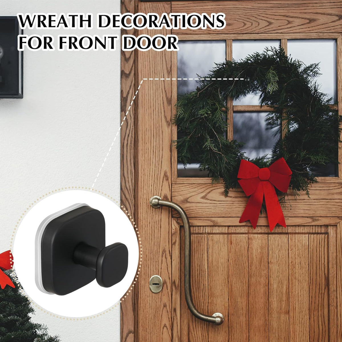 Suction Cup Hooks for Shower - Reusable No-Drill Mounting - Hooks for Towels, Robes & Loofah on
