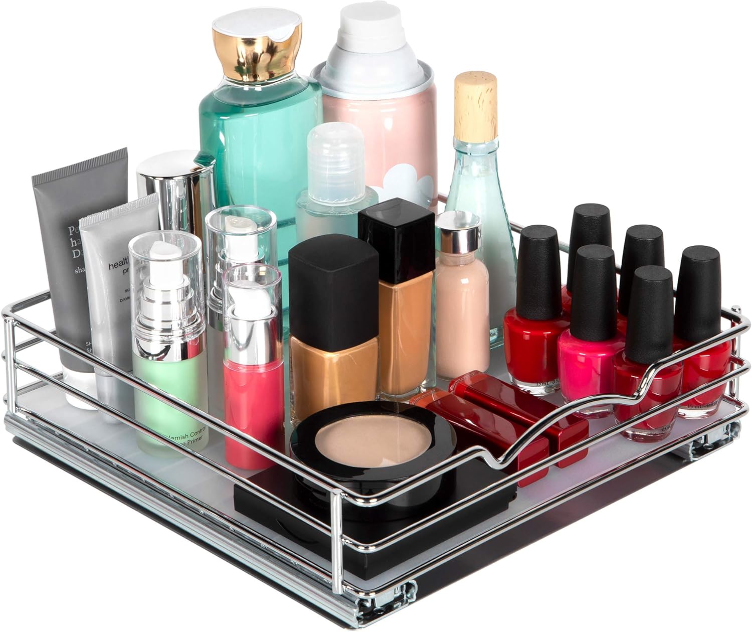 Pull Out Cabinet Organizer for Spices, Cans - Heavy Duty with Lifetime Limited Warranty- Pull Out