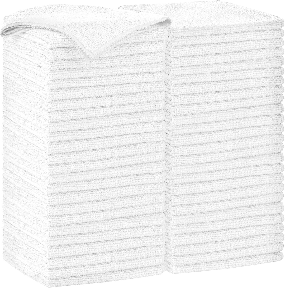 AIDEA Microfiber Cleaning Cloth-50PK, Soft Microfiber Towels for Cars, Absorbent Cleaning Rags