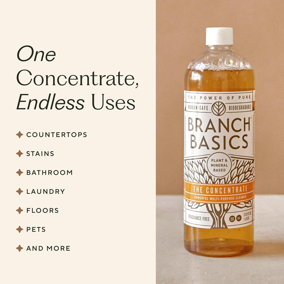 Branch Basics Concentrate + Oxygen Boost REFILL: Stain Remover and All Purpose Cleaner Duo |