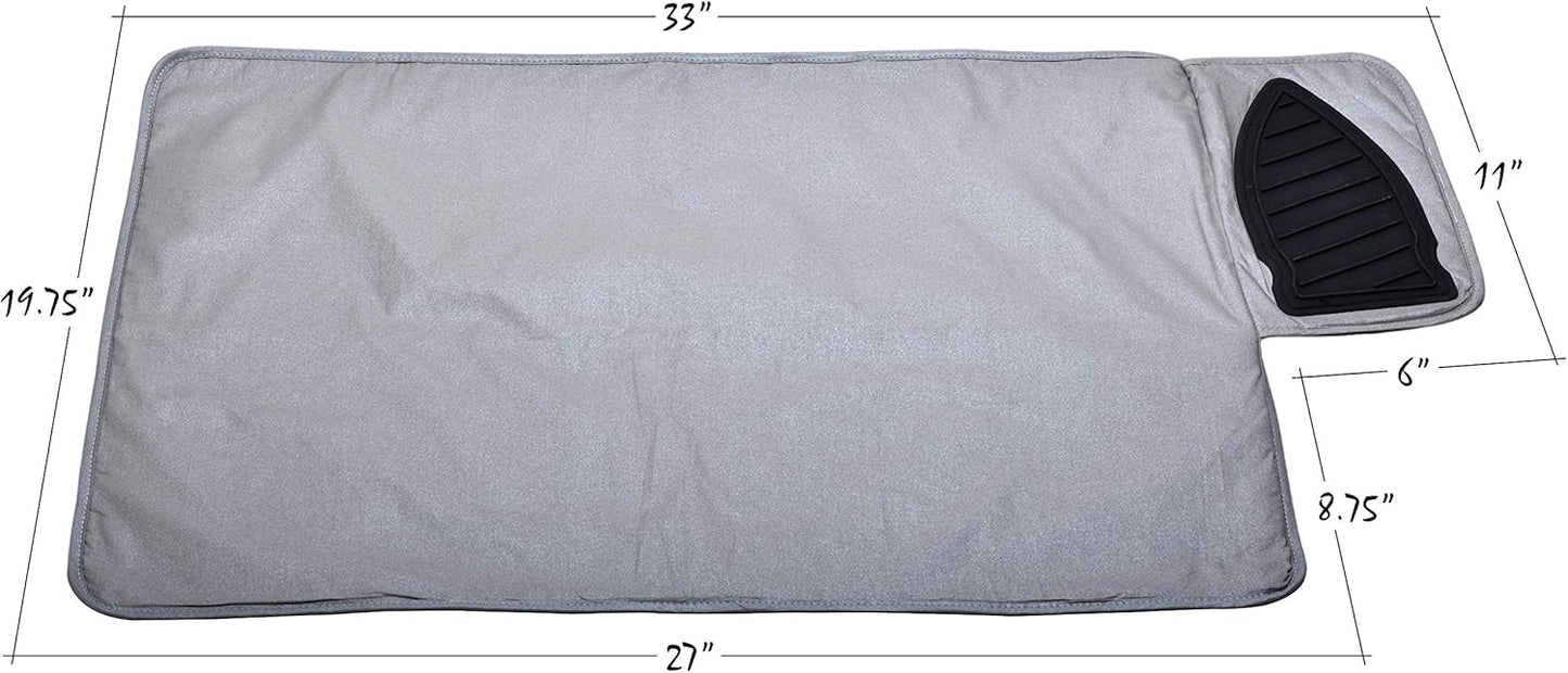 Handy Laundry Portable Ironing Mat - Easily Change Any Flat Surface into an Ironing Board. Features