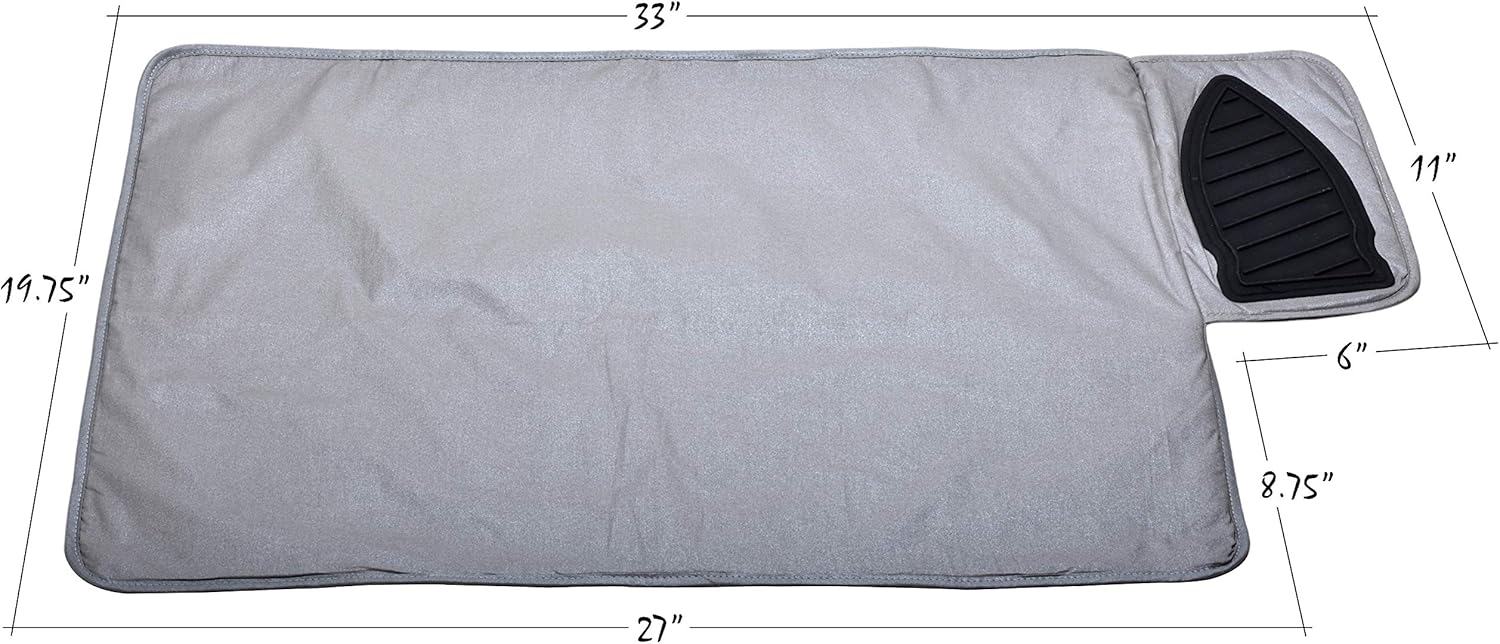 Handy Laundry Portable Ironing Mat - Easily Change Any Flat Surface into an Ironing Board. Features