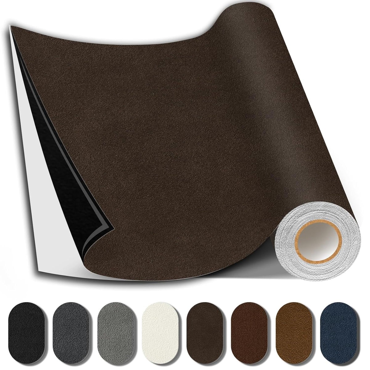 Suede Repair Patch, 17X79 Inch Fabric Large Repair Tape, Self-Adhesive Patches for Furniture, Sofa