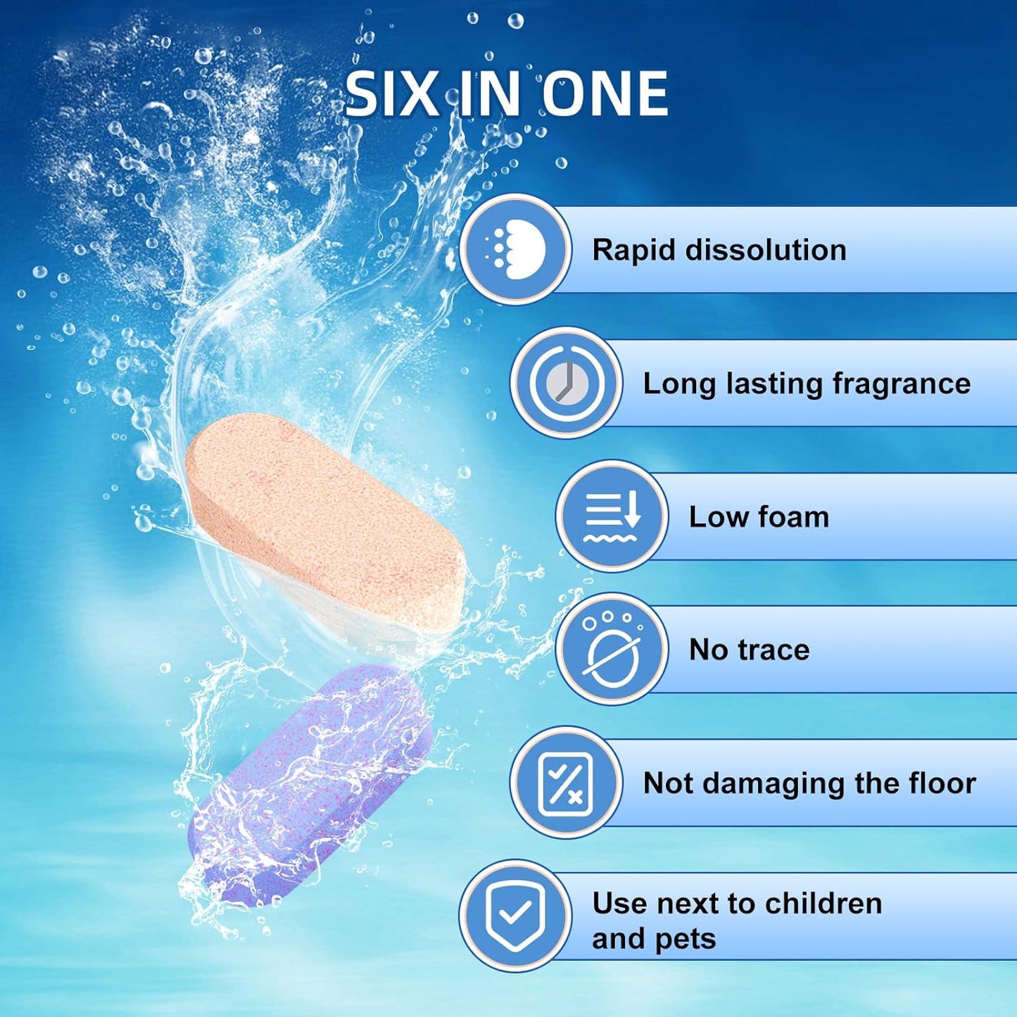 5 Bottles Compatible with Tineco Cleaning Solution 500ml Per Bottle Lavender Scents Floor Cleaner