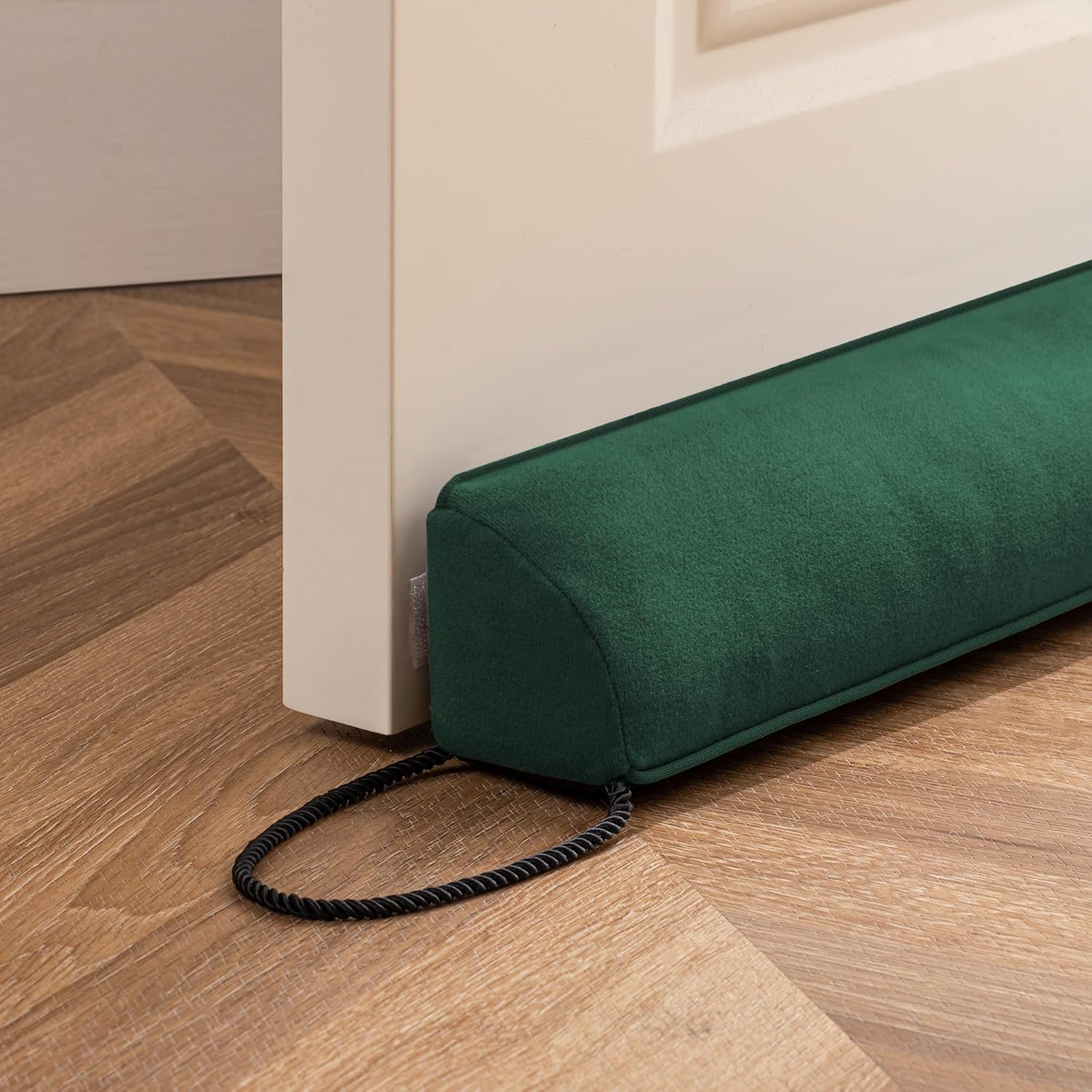 Sunolga 38" Door Draft Stopper Blocks Hot and Cold Air with Removable Washable Cover for Gaps Up to
