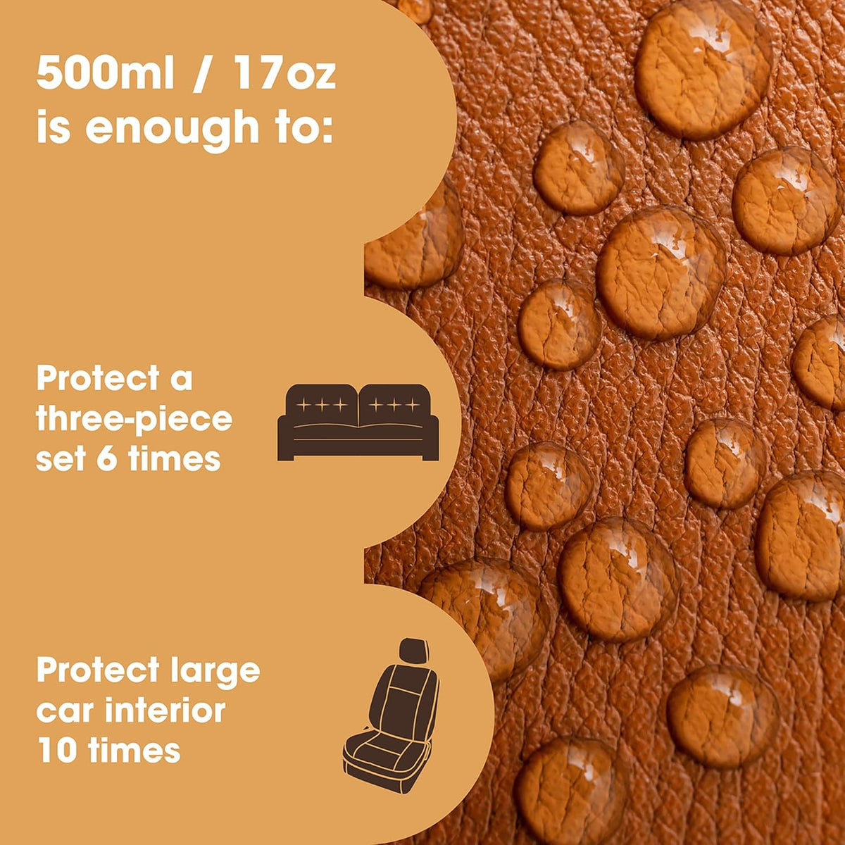 Furniture Clinic Leather Protection Cream | 2-in-1 Leather Conditioner & Waterproofing Protector